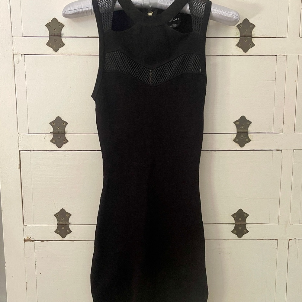 Black Bebe Knit Dress